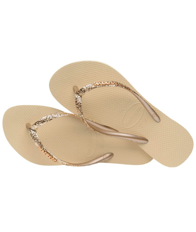 Havaianas Slim Glitter II Chinelos Mulher Cinza...