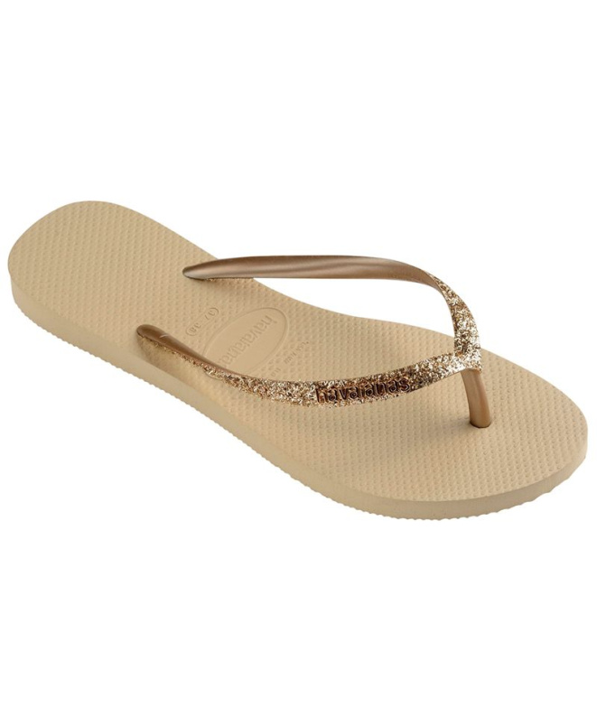Havaianas Slim Glitter II Chinelos Mulher Cinza...