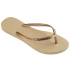 Havaianas Slim Glitter II Chinelos Mulher Cinza Areia