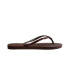 Havaianas Slim Glitter II Femme Tongs Marron