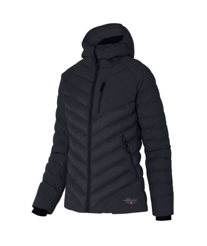 Anorack Joluvi Heat Riva Negro/Negro Mujer