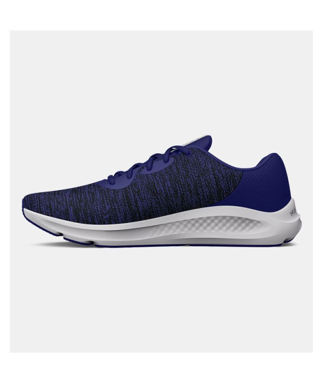 Chaussures bleues Under Armour Charged Pursuit...