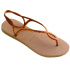 Sandálias Havaianas Luna Homem tom ouro rosa