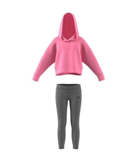 Conjunto adidas Fleece Menina Pink