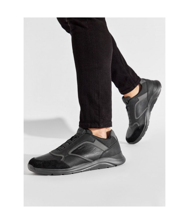 Chaussures noires Geox Damiano Homme