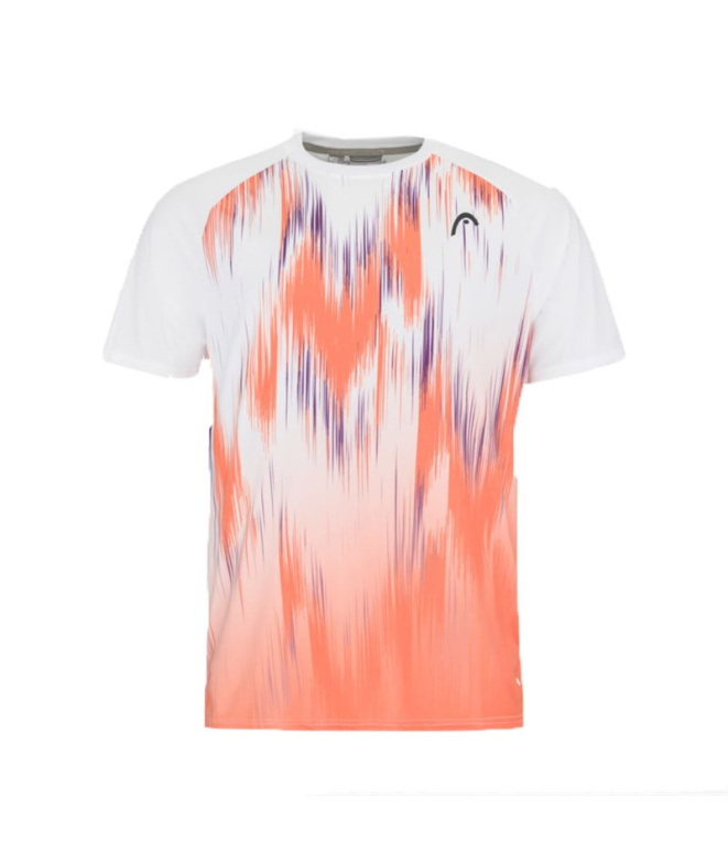Camiseta Tênis Homem Head Topspin laranja