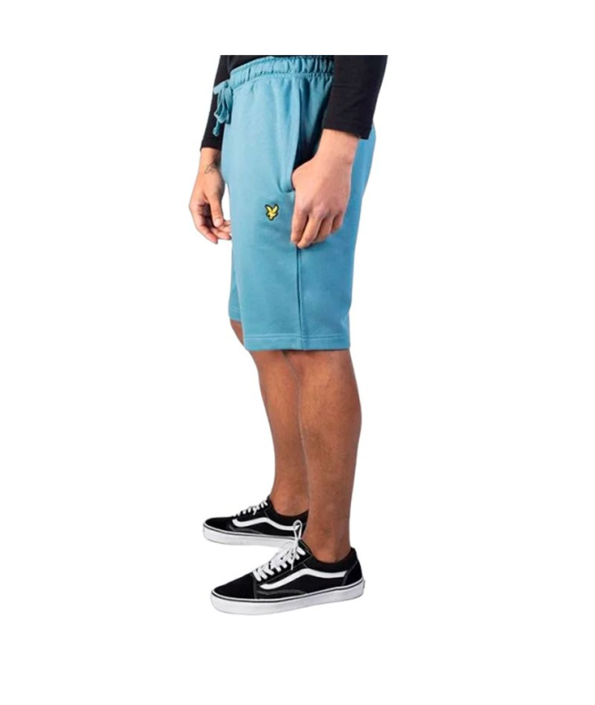 Calça Lyle & Scott V1, azuis, Homem
