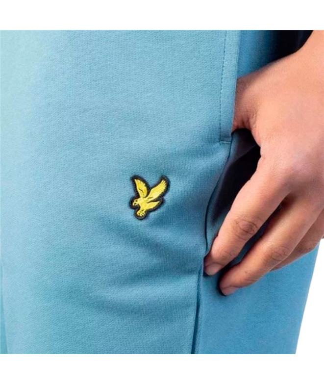 Calça Lyle & Scott V1, azuis, Homem