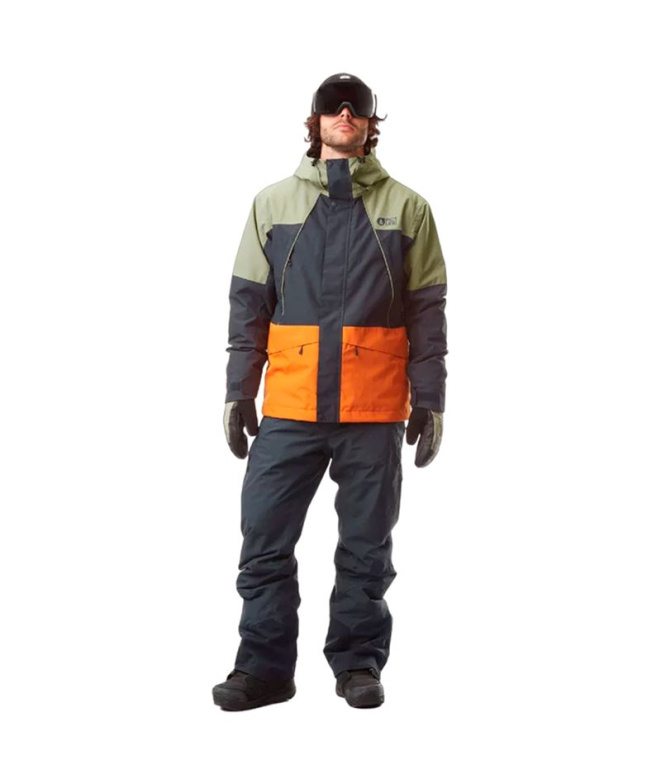 Veste Montagne automne érable-bleu foncé Homme...