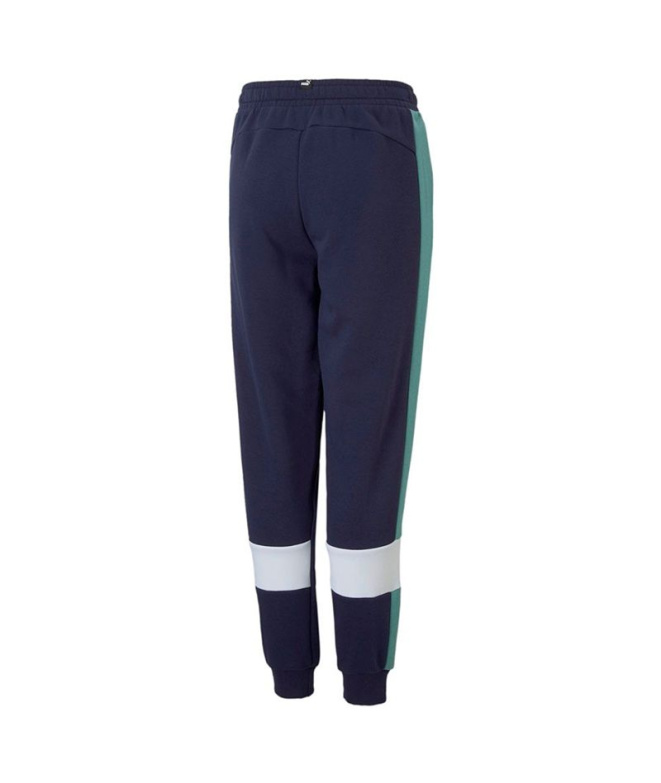Pantalons Puma Essential+ Colorblock bleu garçon