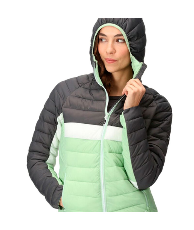 Casaco Mulher Regatta Harrock II QuiGrn/SlGry...