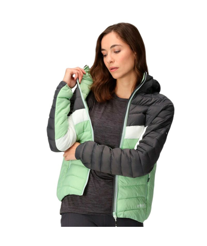 Casaco Mulher Regatta Harrock II QuiGrn/SlGry...