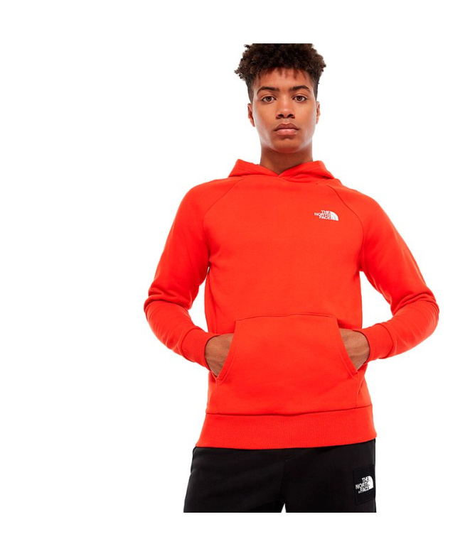 Sweat The North Face Raglan Red Box Homme