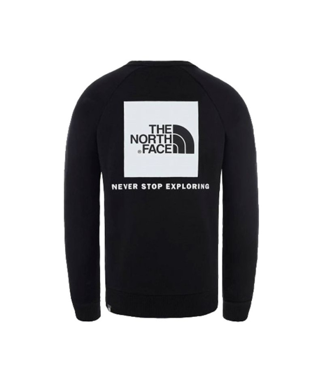 Sudadera The North Face Raglan Red Box negro...