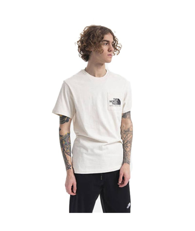 T-shirt à manches courtes blanc The North Face...