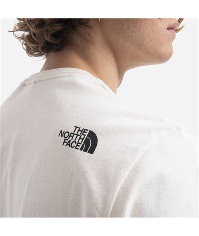 T-shirt à manches courtes blanc The North Face...