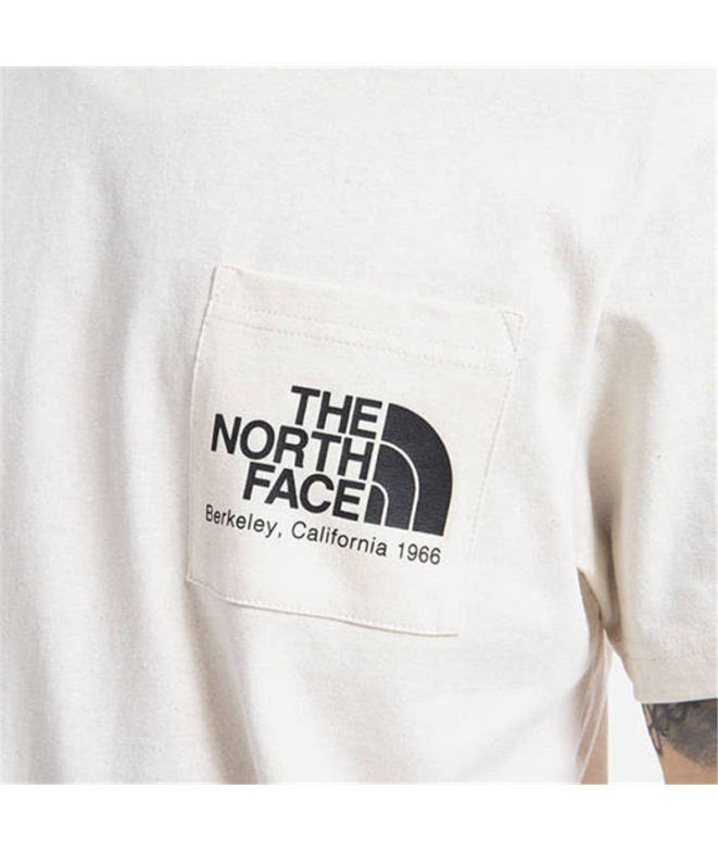 T-shirt à manches courtes blanc The North Face...