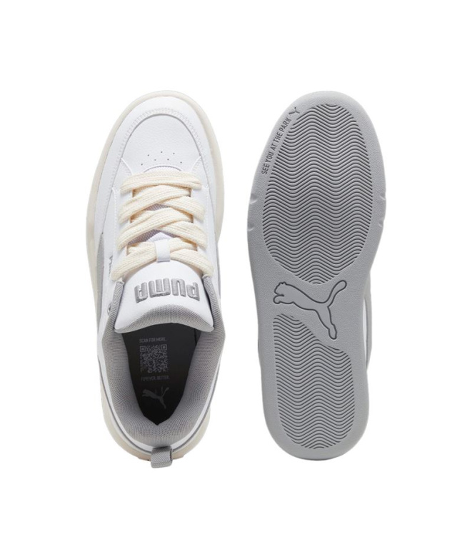 Chaussures Puma Park Lifestyle blanches et grises