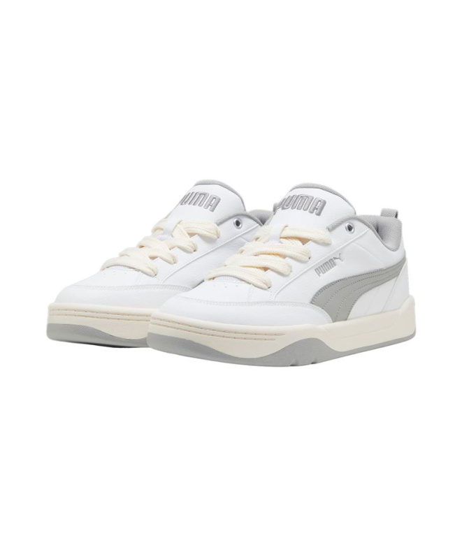 Sapatilhas Puma Park Lifestyle Branco e Cinza