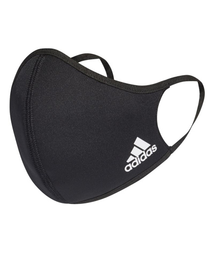 Pack com 3 máscaras faciais adidas , tamanho M/G
