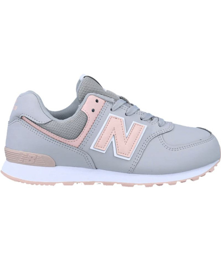 Chaussures grises New Balance 574 Enfant