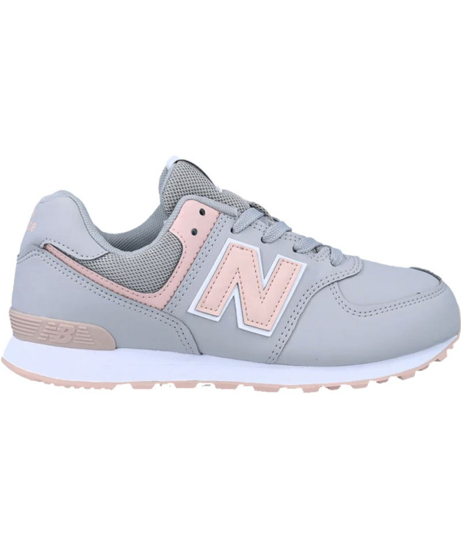 Chaussures grises New Balance 574 Enfant