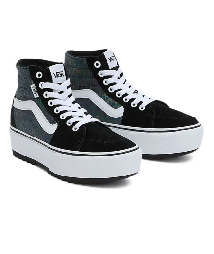Mulher Vans Fillmore Hi Tapered St SDFL Sapatilhas PRETO