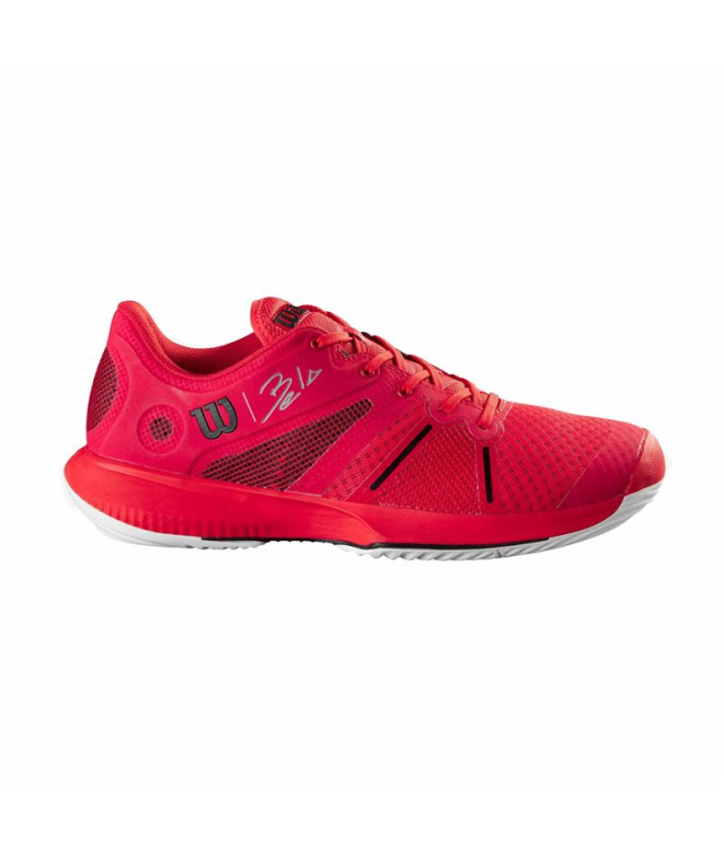 Chaussures de padel Wilson Bela Pro rouges