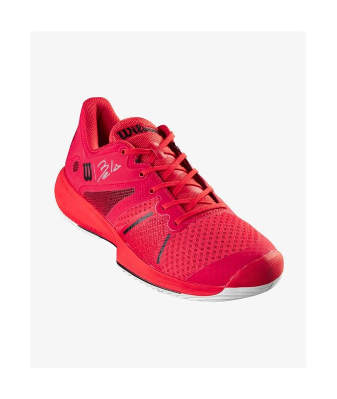 Chaussures de padel Wilson Bela Pro rouges