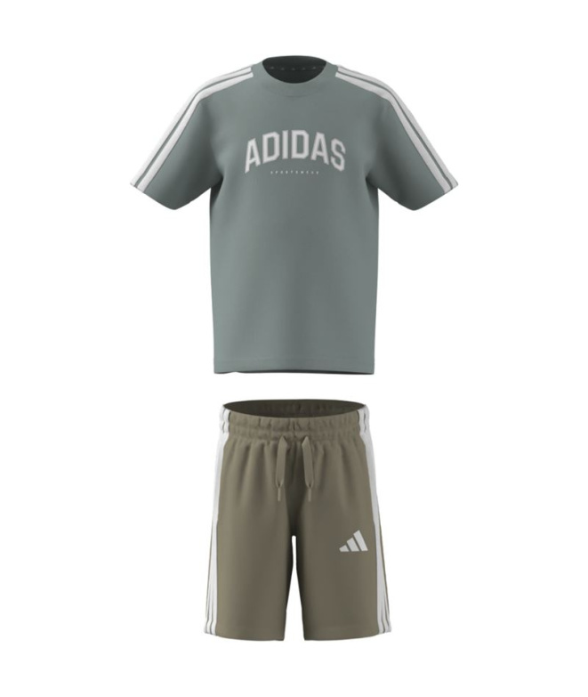 Conjunto adidas Lk Colleg Set Infantil Sama