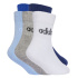 Meias Infantil adidas Linear Ank 5P Azul escuro/Azul/Azul/Brgrin