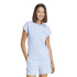 T-shirt Femme adidas Linear Sj bleu/blanc