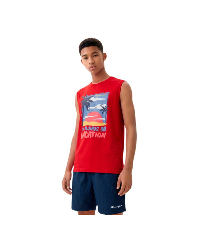 Conjunto vermelho Champion Menino