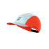 Casquette Running Compressport 5 panneaux orange/blanche