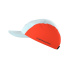 Casquette Running Compressport 5 panneaux orange/blanche