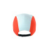 Casquette Running Compressport 5 panneaux orange/blanche