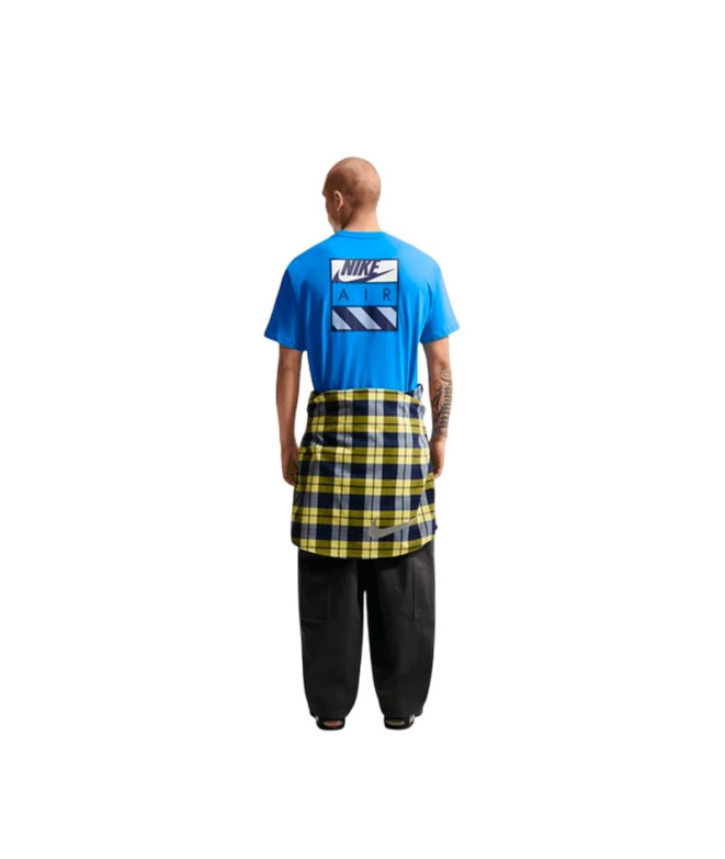 Camiseta Homem Nike NSW LSE Air Box - Azul