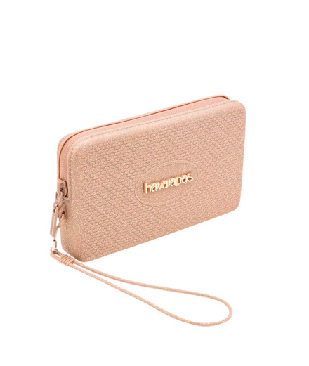 Sac Havaianas Mini Plus à paillettes dorées