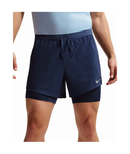 Pantalón de Running Nike Df Stride 5In Hybrid Hombre Azul