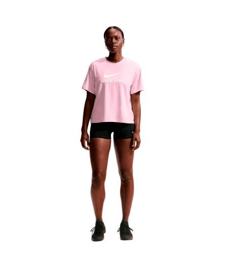 T-shirt Fitness Nike NP DF 365 SS Loose Femme rose