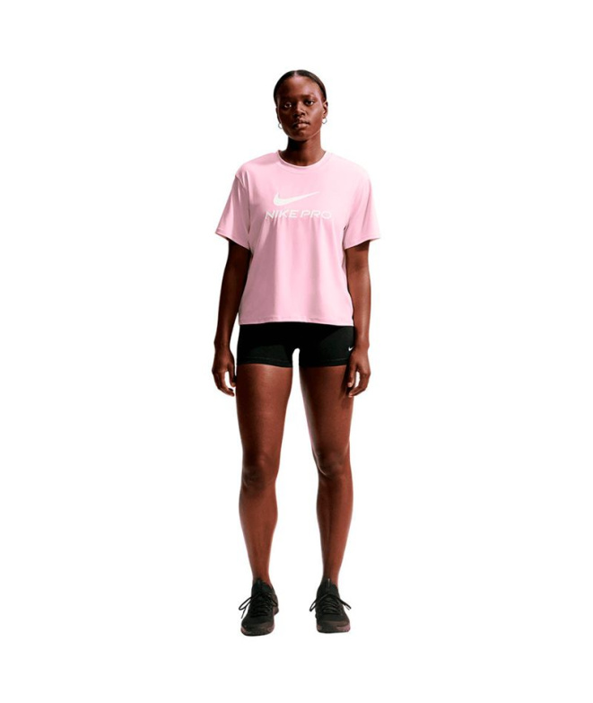T-shirt Fitness Nike NP DF 365 SS Loose Femme rose