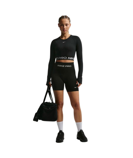 Mallas de Fitness Nike Np Df Smls Hr 5In Wt Mujer Negro