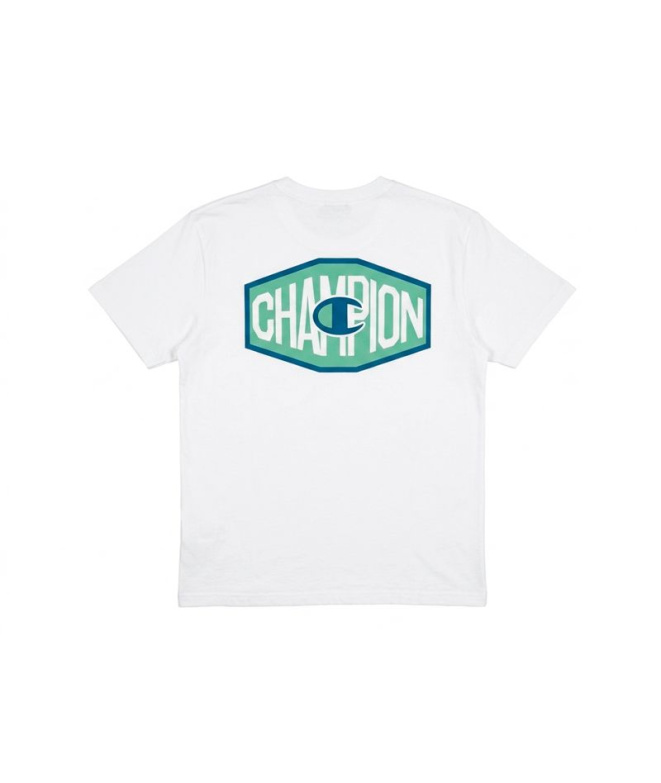 T-shirt courtes Champion pour Femme , blanc