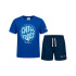 Conjunto Azul Champion Menino