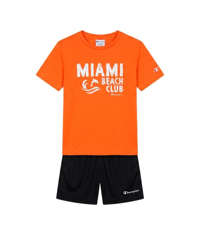 Conjunto vermelho Champion Menino