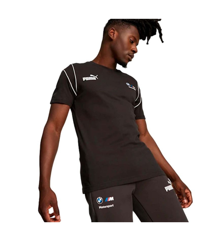 Camiseta Homem Puma BMW MMS MT7 preta