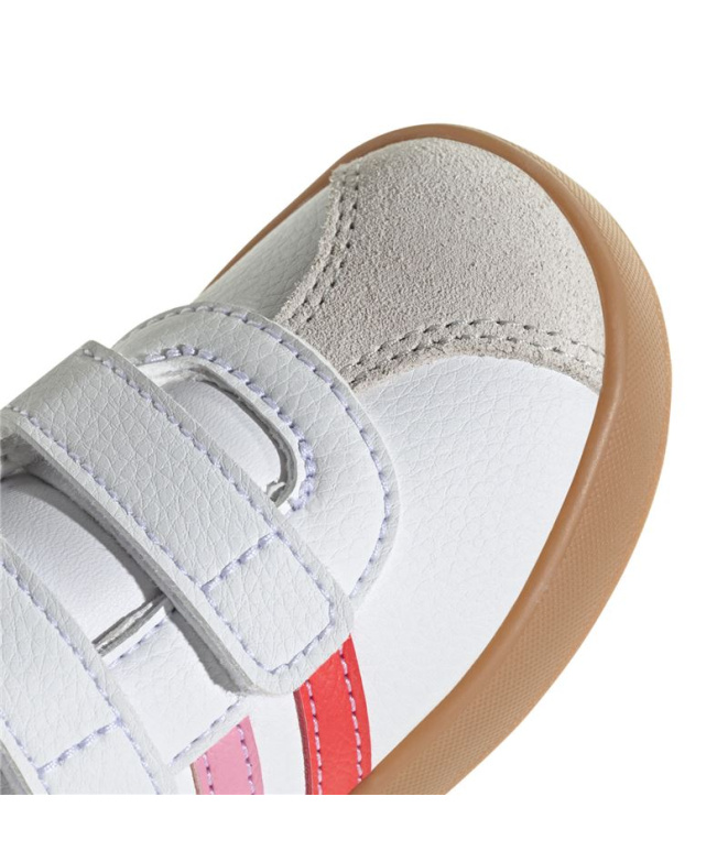 Chaussures blanches adidas VL Court 3.0 CF Enfant