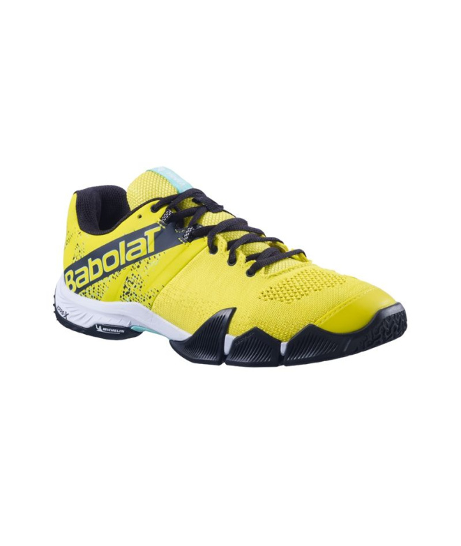 Sapatilhas de padel Homem Babolat Movea, azuis.
