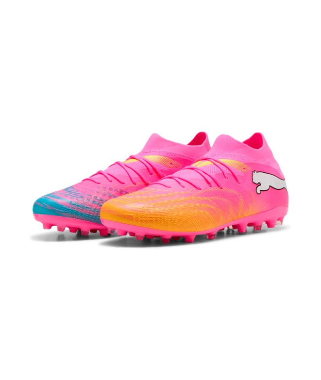 futebol Puma Future 9 Match Mg, Rosa Veneno-Sun...