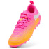 Chaussures football Enfant Puma Future 9 Play MG Jr, rose poudré - Sun